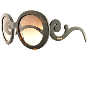 Prada Baroque Tortoise Shell Sunglasses